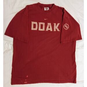 Distressed VTG Nike Florida State Seminoles Doak Stadium Tee Shirt Men’s SZ L